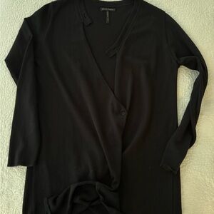 Sarah Pacini Black cardigan / 3/4 length can wear with leggings